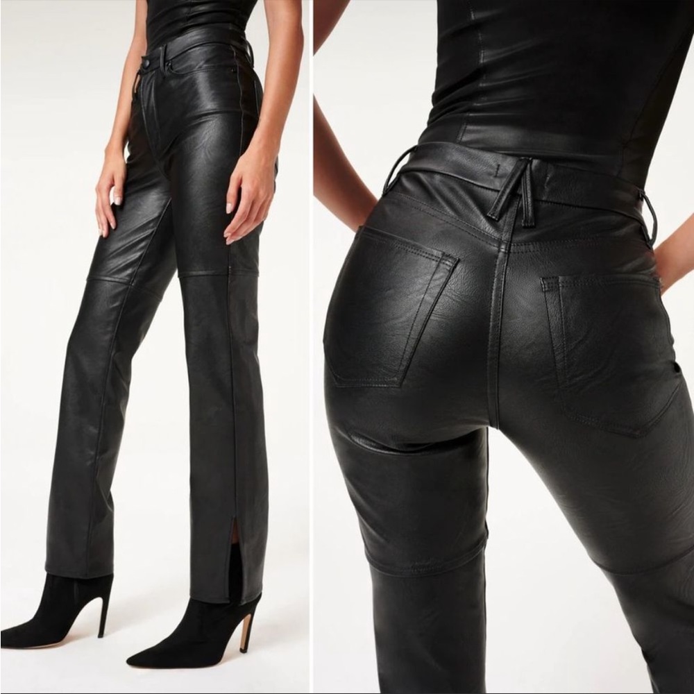 Good American Faux Leather Good Boy sz 30/10